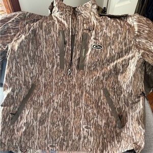 Drake - heat-escape full zip rain jacket